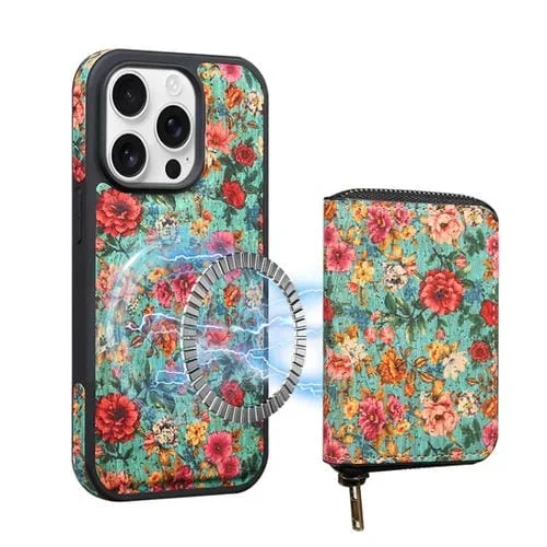 Funda para Teléfono Denior D23 Magsafe con Cremallera Desmontable para iPhone 12 Pro Max (Azul)