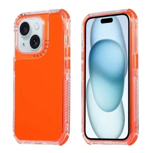 Funda para Teléfono Dreamland iPhone 15 3 en 1 PC + TPU con Marco Transparente (Naranja)