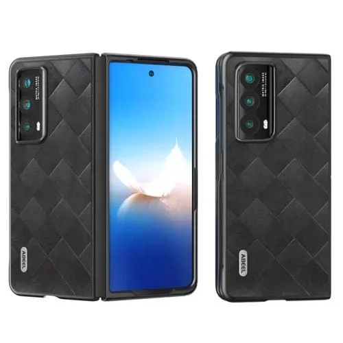 Funda para Teléfono Honor Magic Vs2 Abeel Weave Plaid PU (Negro)