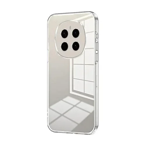 Funda para Teléfono Honor Magic7 con Orificios Finos y Revestimiento Transparente (Transparente)