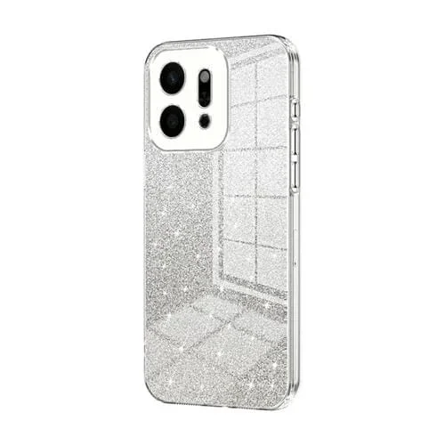 Funda para Teléfono Honor Play 9T 5G Acabado Polvo Purpurina Degradada Galvanizada (Transparente)