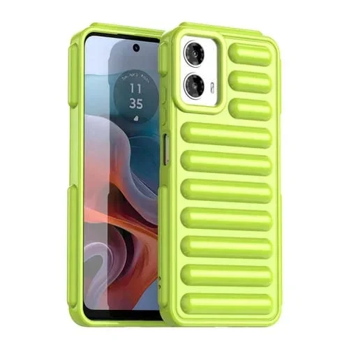 Funda para Teléfono IMD Motorola Moto G34 5G G45 5G Capsule Series (Verde) Caramelo