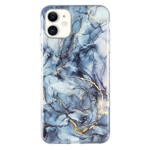 Funda para Teléfono iPhone 11 Imd Marble Pattern TPU (Gris)