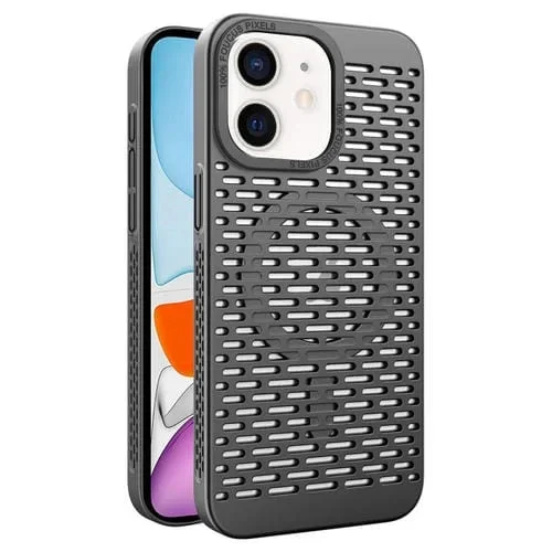 Funda para Teléfono iPhone 11 Magsafe con Refrigeración Hueca (Negro)