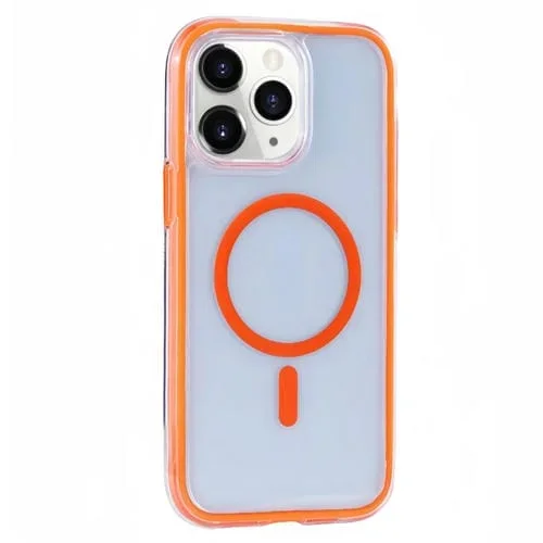 Funda para Teléfono iPhone 11 Pro Max Vacuum Airbag Y2 Series con Imán Magsafe (Naranja)