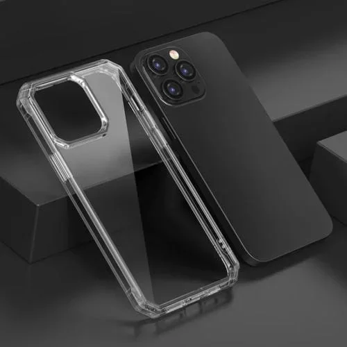 Funda para Teléfono iPhone 13 Pro TPU Airbag Cuatro Esquinas a Prueba de Golpes (Blanco)