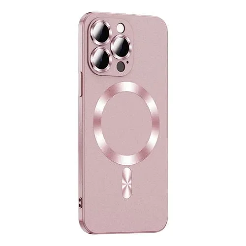 Funda para Teléfono iPhone 15 Pro Liquid Lens Protector Magsafe (Oro Rosa)