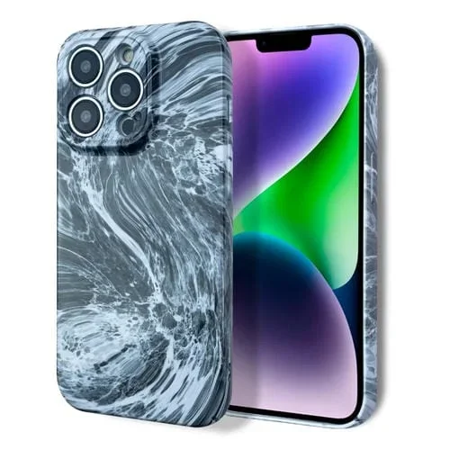 Funda para Teléfono iPhone Xr Patrón de Mármol (Blanco y Negro)