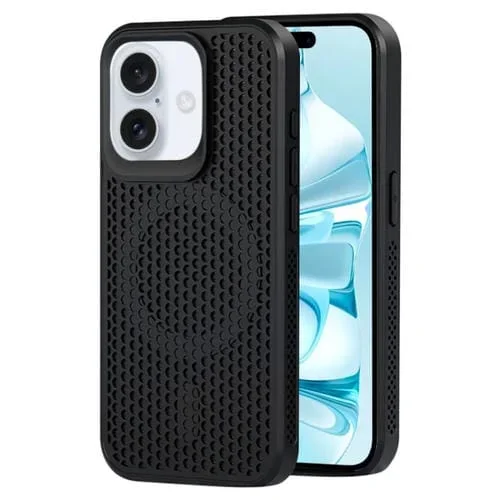 Funda para Teléfono Magsafe con Disipación de Calor para iPhone 16 Plus (Negra)