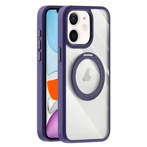 Funda para Teléfono Magsafe iPhone 11 Soporte Magnético (Morado)