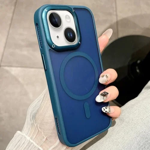 Funda para Teléfono Magsafe iPhone 14 Plus a Prueba de Golpes con Disipación de Calor (Azul)
