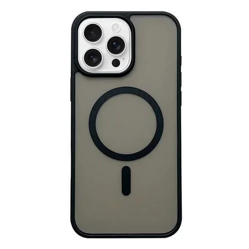 Funda para Teléfono Magsafe iPhone 16 Pro Max Tacto Esmerilado (Negra)