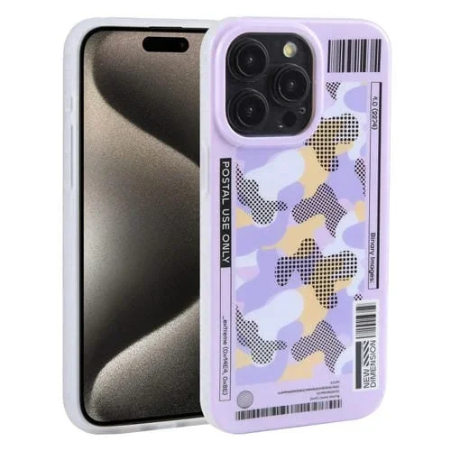 Funda para Teléfono Mutural Billboard Series para iPhone 15 Pro Max (Púrpura)