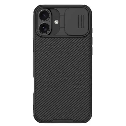 Funda para Teléfono Nillkin Camshield Pro para iPhone 16 Protección Cámara (Negra)