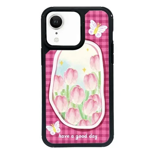 Funda para Teléfono PC iPhone Xr Cobertura Total (Tulipán)