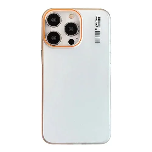 Funda para Teléfono PC Translúcida Tacto Piel Arena iPhone 16 Pro (Blanco Transparente)