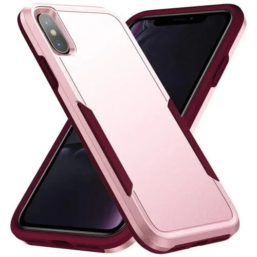 Funda para Teléfono Pioneer Armor Heavy Duty para iPhone X / Xs a Prueba de Golpes (Rosa)