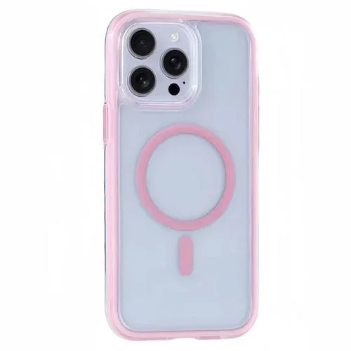 Funda para Teléfono Serie Y2 con Imán Magsafe para iPhone 13 Pro (Rosa)
