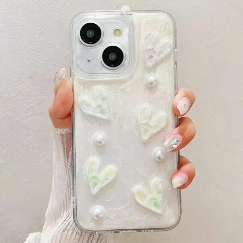 Funda para Teléfono TPU Cream Gum Decoden para iPhone 14 (Amor)