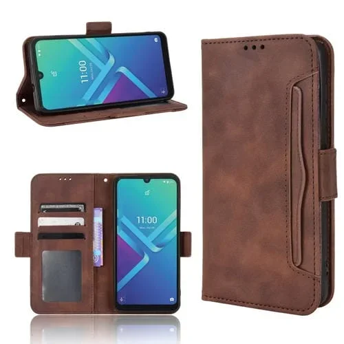 Funda para Wiko Y82 de Cuero Marrón
