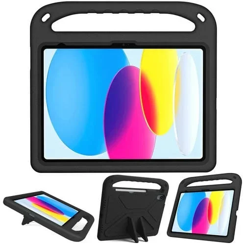 Funda portátil Eva para iPad 2025/2022 a prueba de golpes (Negra)