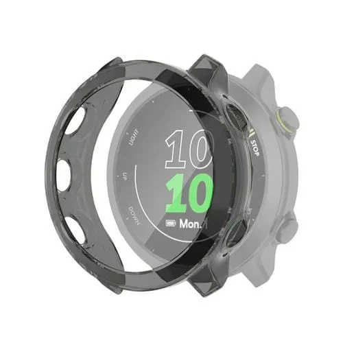 Funda Protector TPU Para Garmin Forerunner 158/55 Medio Cobertura Hueco (Negro Transparente)