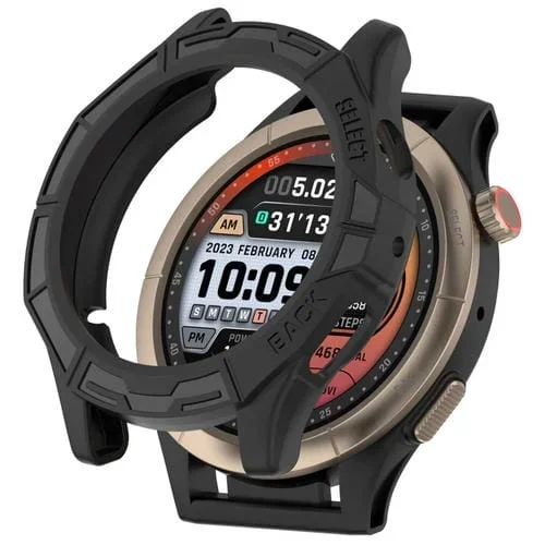 Funda Protectora Armor Hollow para Amazfit Cheetah y Cheetah Pro (Negro)