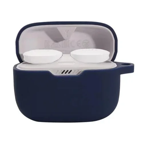 Funda Protectora Auriculares JBL T130Nc con Hebilla Colgante (Azul)