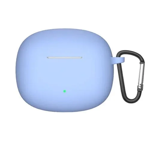 Funda Protectora de Silicona con Gancho para Honor Wingcloud Earbuds X3I (Azul Cielo)