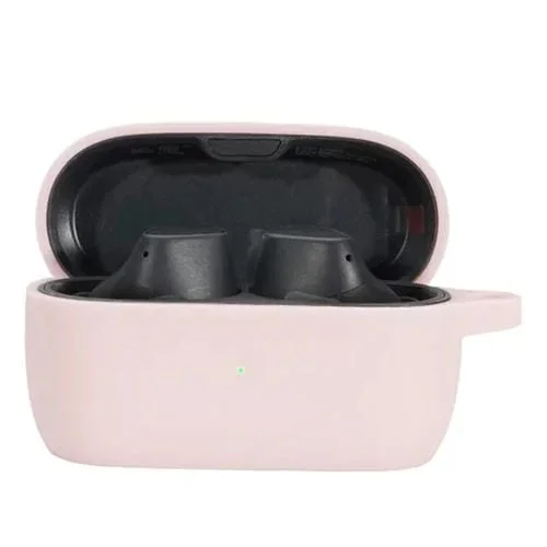 Funda Protectora de Silicona para Auriculares Jabra Elite 3 (Rosa)