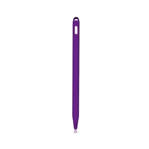 Funda Protectora de Silicona Stylus para Lápiz de Manzana 2 (Púrpura) 5 Pcs