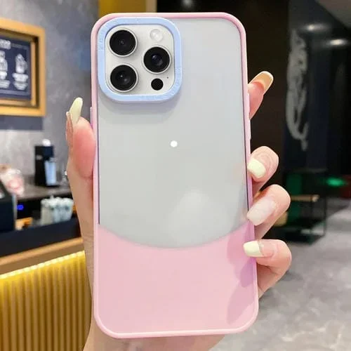 Funda Protectora Híbrida TPU y PC para iPhone 16 Pro Max (Rosa)