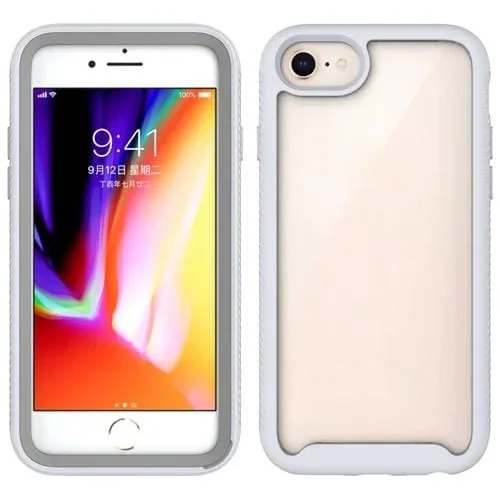 Funda Protectora iPhone 6 Starry Sky Solid Color Series PC + TPU a Prueba de Golpes (Blanco)