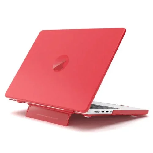 Funda Protectora MacBook Pro 16 A2141 Translúcida Esmerilada (Rojo)