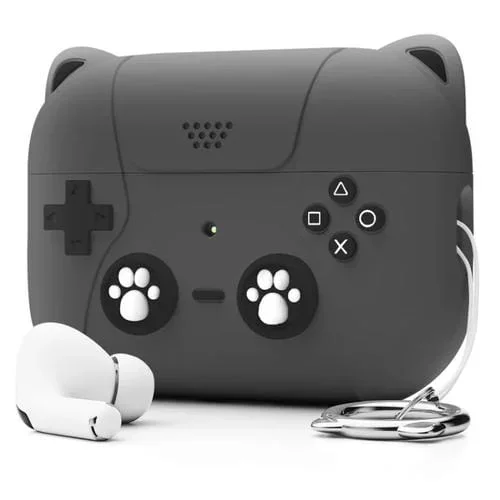 Funda Protectora para Airpods 3 de Silicona Cat Claw Cover (Gris Oscuro)