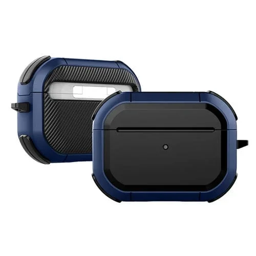 Funda Protectora para AirPods Pro 2 Thunder Mecha TPU A Prueba de Golpes (Azul)