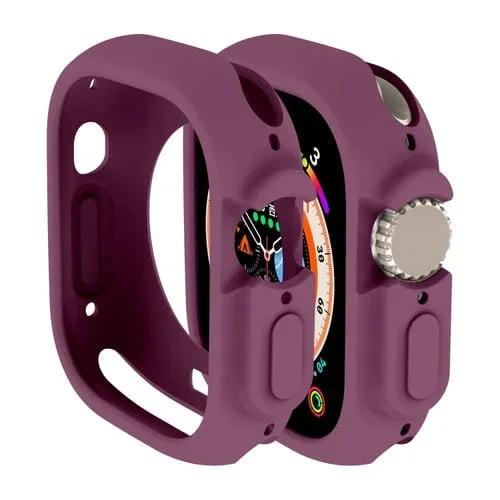 Funda Protectora para Apple Watch Ultra 49mm Candy TPU (Ciruela)