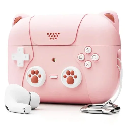 Funda Protectora para Auricular Airpods 3 Cat Claw Cover Silicona (Rosa Claro)