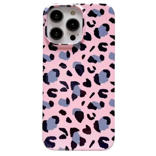 Funda Protectora para iPhone 13 Pattern PC a Prueba de Golpes (Estampado de Leopardo Gris)