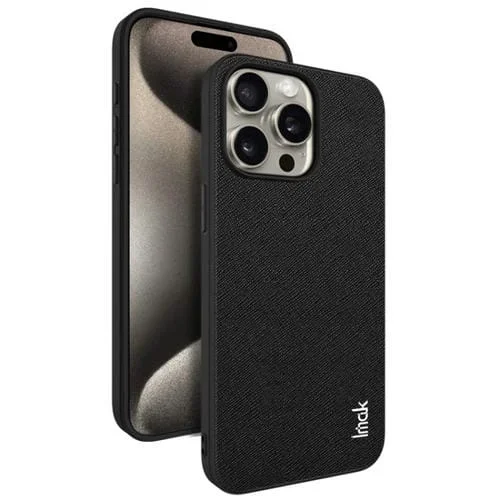 Funda Protectora para iPhone 15 Pro Max Imak Lx-5 Series PC + PU + TPU a Prueba de Golpes (Textura Cruzada)