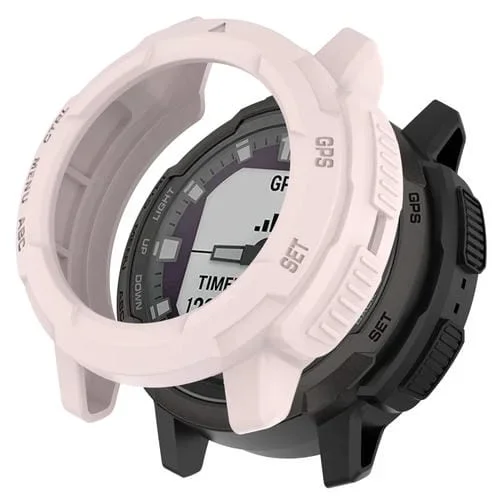 Funda Protectora para Reloj Garmin Instinct Crossover Armor Hollow (Rosa Claro)