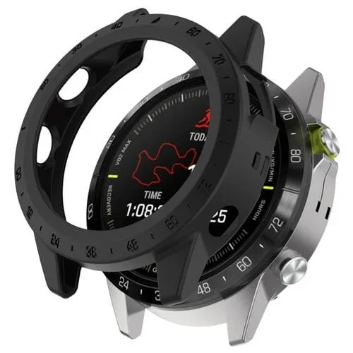 Funda Protectora para Reloj Garmin Marq 2 Armor Hollow (Negro)