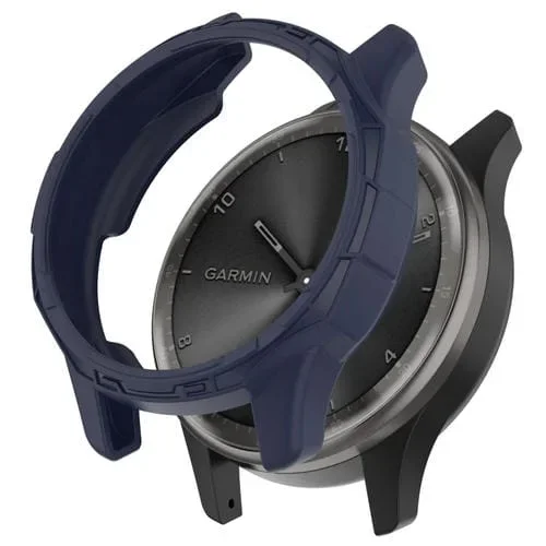 Funda Protectora Para Reloj Garmin Vivomove Trend Armor Hollow (Azul Medianoche)