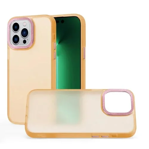 Funda Protectora PC para iPhone 12 Pro Max Skin Feel a Prueba de Golpes (Naranja)
