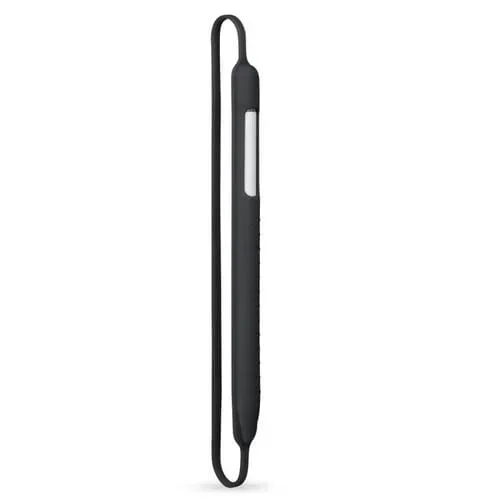 Funda Protectora Silicona Apple Pencil Accesorio para iPad Pro 9.7/10.5/11/12.9 (Negro)