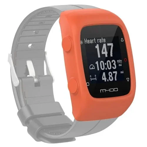 Funda Protectora Silicona para Reloj Inteligente Polar M430 (Naranja)