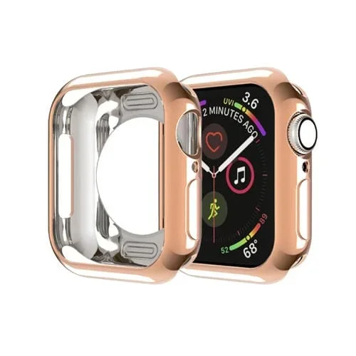 Funda Protectora TPU para Apple Watch Series 5 y 4 40mm (Oro Rosa)