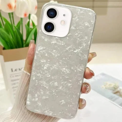 Funda Protectora TPU para iPhone 11 con Patrón de Carcasa (Blanco)