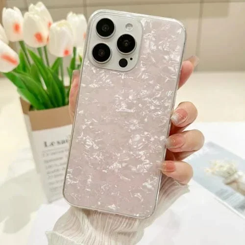 Funda Protectora TPU para iPhone 14 Pro Shell Pattern (Rosa)