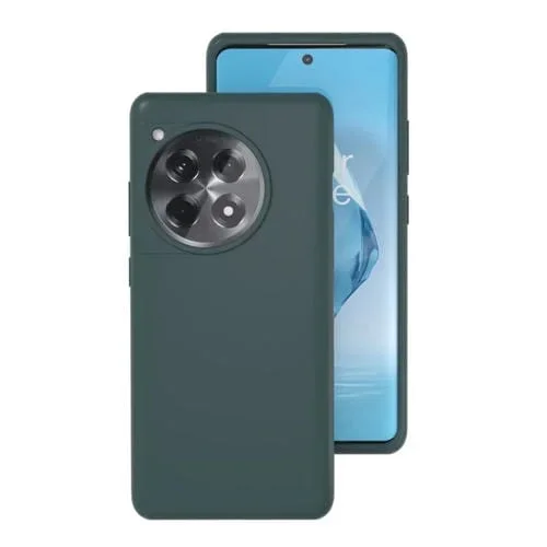 Funda Silicona Líquida con Todo Incluido para OnePlus Ace 3 (Verde Oscuro)